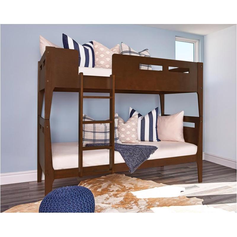 Walnut Twin over Twin Bunk that can be separated into 2 twin beds